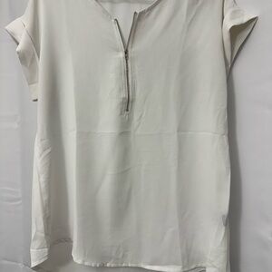 Elegant White Women's Top